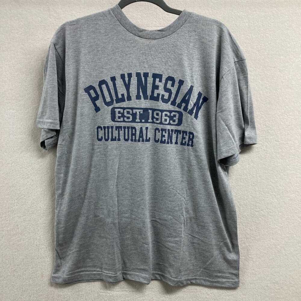 Polynesian Cultural Center Hawaii "EST 1963" T-Shirt - Grey NWT Size XL